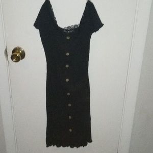 Bodycon dress with bottoms,color:black,size:M